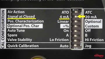 Logix™ 3200 Positioner DIP Switch Setup