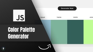 Build A Color Palette Generator | Vanilla Javascript