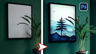 How to add a picture to wall frame in photoshop  | Reperfect screenshot 2