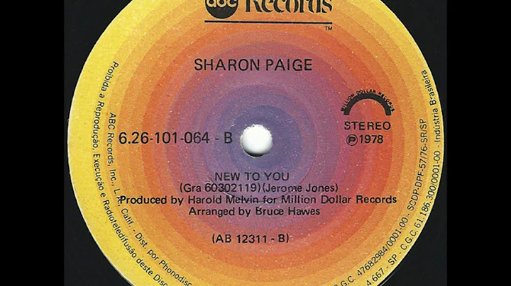 SHARON PAIGE   NEW TO YOU