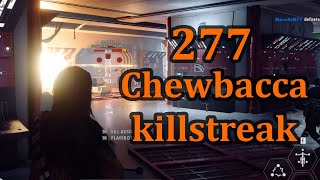 277 killstreak as Chewbacca on Kashyyyk | Supremacy | Star Wars Battlefront 2