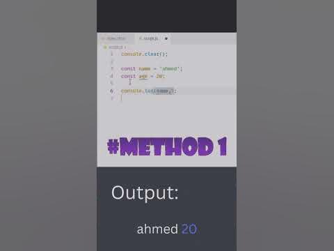 Easy 3 Methods to Define variables in JavaScript 😎😎😎 #Shorts - YouTube