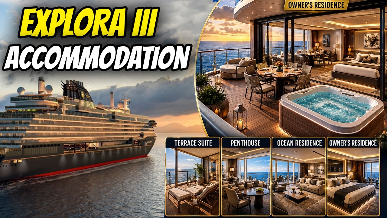 Explora III Complete Accommodation Guide | Every Suite & Owner's Residence Explained