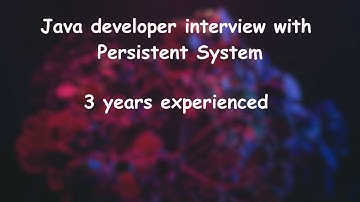 Java interview questions for experienced developer| 3 years experience
