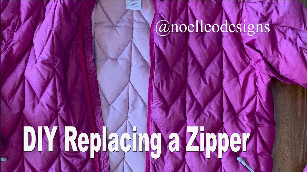 How to Replace a Jacket/Hoodie Zip Slider - Fix a Missing Zipper Pull -  Repair a Zipper That Splits 