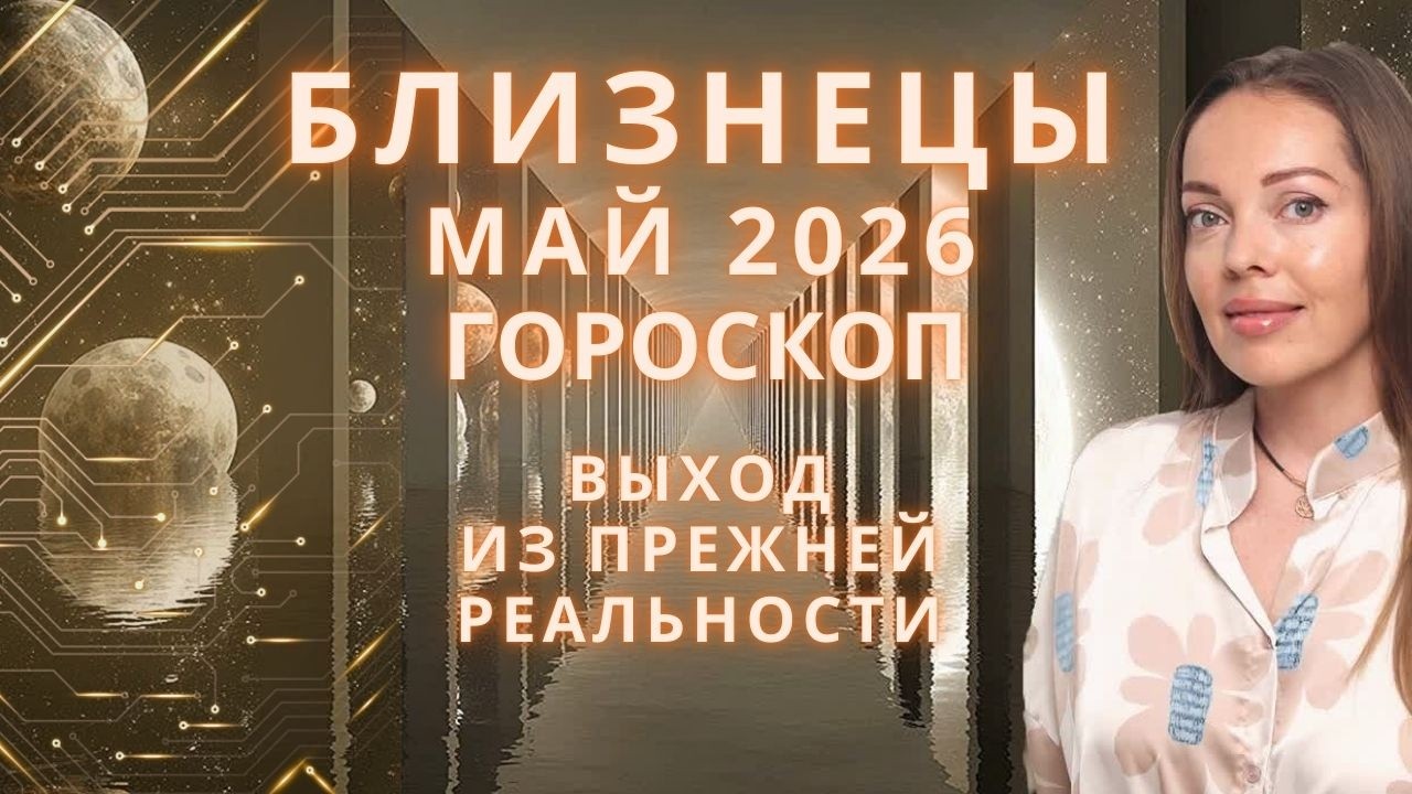 Близнецы – гороскоп на май 2026 года. Выход из прежней … — Transcript