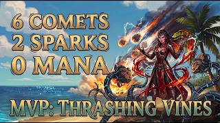 [POE 2] Thrashing Vines (MVP) + 2  Spark + 6 Comets + 0 Mana = INSANE DPS