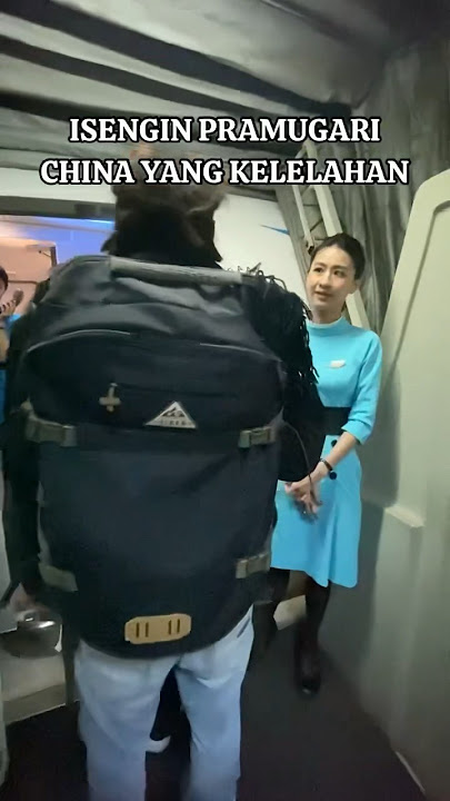 ISENGIN PRAMUGARI CANTIK ASAL CHINA 😂