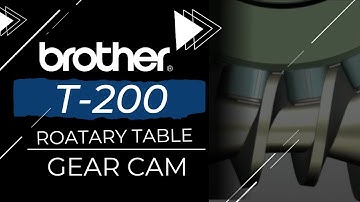Brother T-200 Rotary Table Roller Gear Cam