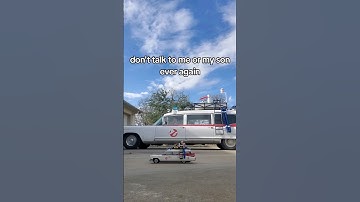 Lego ECTO 1 vs real ECTO 1 replica! #ghostbusters #ecto1