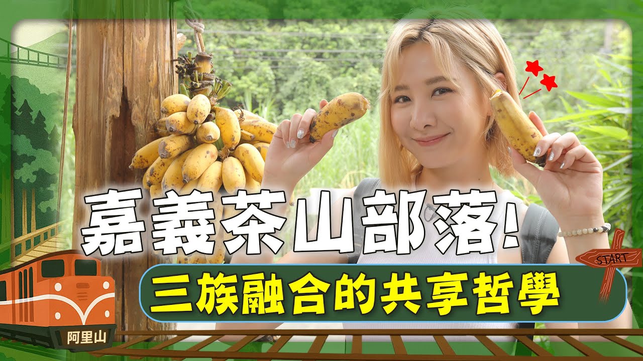 【嘉義】安心亞驚探「沒有茶」的茶山部落！深山捕魚超療癒，「恰查某」咸豐草讓她驚呼：這味道太神了！｜Chiayi／Alishan｜#安心亞