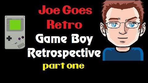 Game Boy Retrospective Part 1 - Original Game Boy