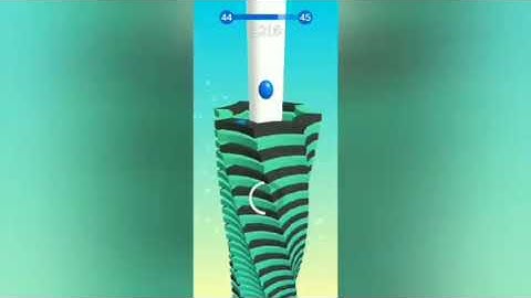 Stack Ball Level 44 | Blast Through Platforms | A4 Tech Live