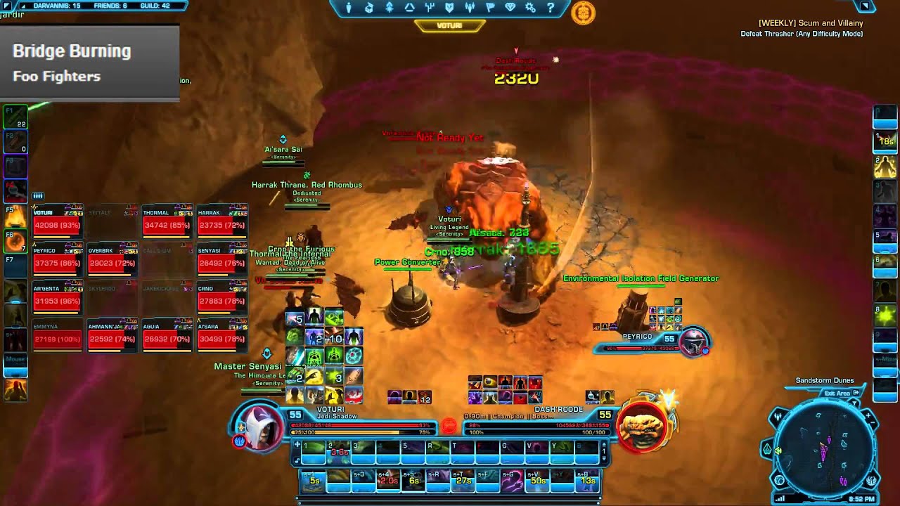 Serenity vs Dash'roode