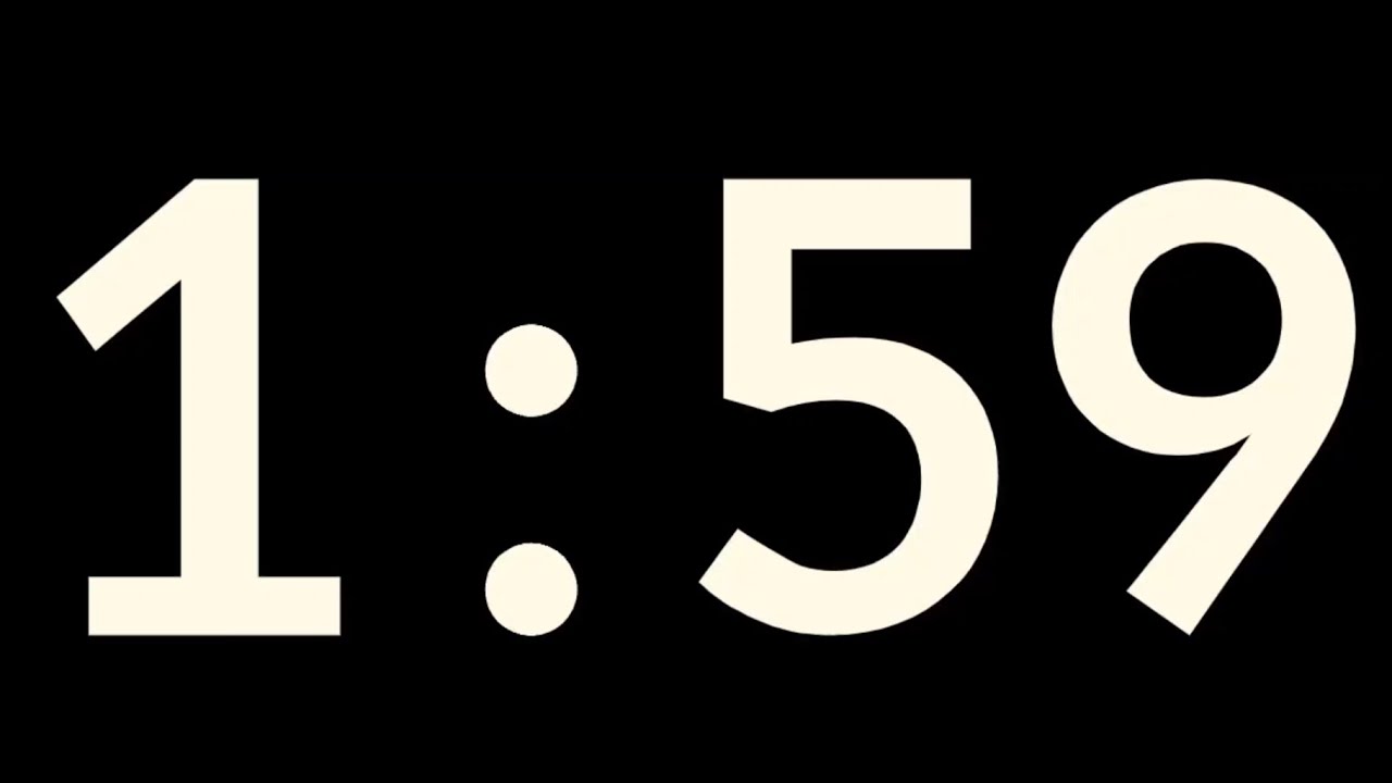 timer 1 minute 59 seconds | Simple timer - YouTube