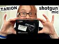 Trying the TARION SHOTGUN VIDEO CAMERA MICROPHONE. Unboxing/review plus VLOG!