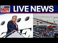 LIVE NOW: Trump heads to Knoxville, Fall Nor'easter, Tracking Nolo, US-Iran war, College kickoff now