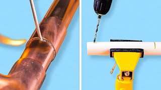 PIPES CRAFTS and hacks to help you at home, repairs and garden || Copper piper, PVC tubes