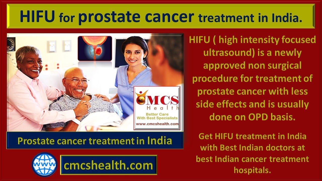 HIFU for prostate cancer treatment in India - CMCS Health - YouTube