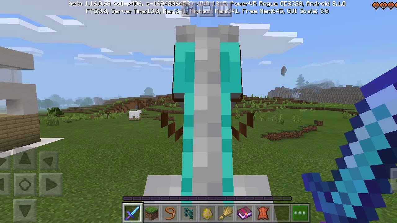 Minecraft pocket edition in craft world - YouTube