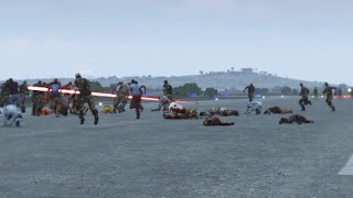 10 Machine Gunners VS 100 Zombies screenshot 5