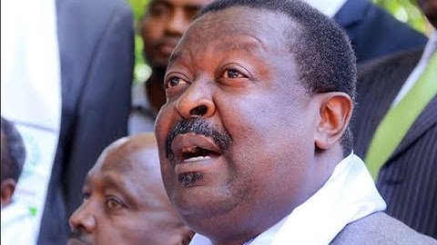 Mudavadi faults Ruto over TJRC report