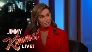 Jimmy Kimmel Asks Caitlyn Jenner if She Regrets Voting for Trump