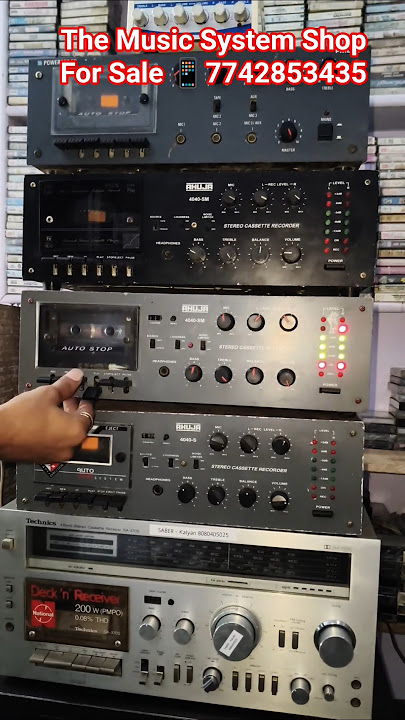 Cassette Player Deck Collection Available ✅ 90s Audio Cassette Collection Available ✅ #cassette #dec