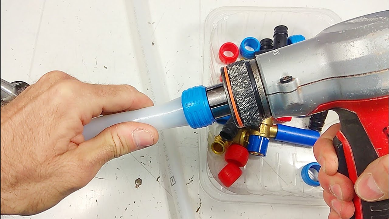 POLIETILENO RETICULADO Unión ANILLO EXPANSOR para PEX. #pex #polibutileno #despegarpvc #multicapa