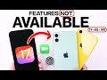 iOS 17 Features NOT AVAILABLE on iPhone 11, iPhone XR &amp; iPhone Xs