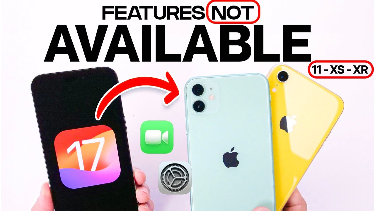 Ready go to ... https://youtu.be/jy5Hh7s0ikk [ iOS 17 Features NOT AVAILABLE on iPhone 11, iPhone XR & iPhone Xs]