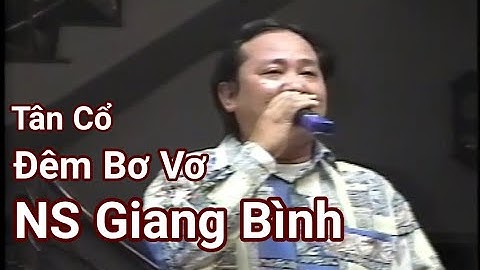 Tân cổ: Đêm Bơ Vơ | NS Giang Bình