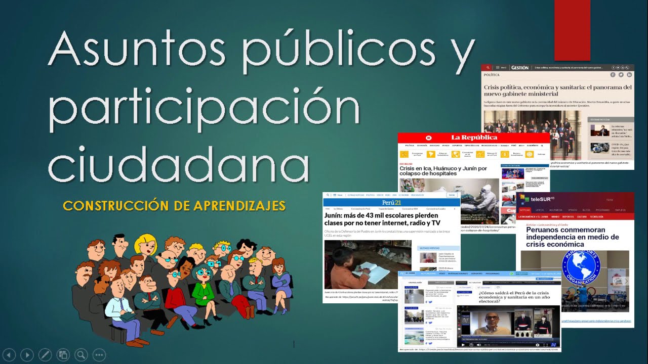 Tutorial para asamblea de aula sobre "Asuntos públicos" 3ro sec. CCSS