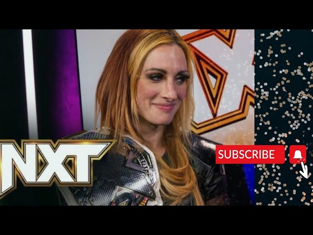 WrestlingWorldCC on X: Do you want to see Becky Lynch have at least one  reign as NXT women's champion? 🤔🏆  / X