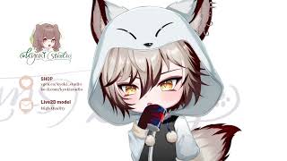 ✨Live2D Chibi: NoxisHades 🦊  A cool cute fox!!