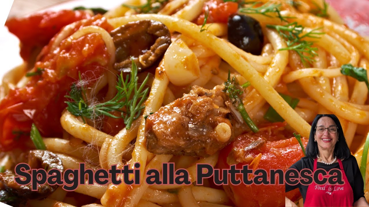 Spaghetti alla Puttanesca.Discover how we make this flavorful pasta dish and why we love it so much.