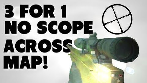 MW3 3 for 1 no-scope at start of match!