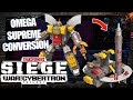 How to Convert Titan Class Omega Supreme | War for Cybertron: Siege | Transformers Official