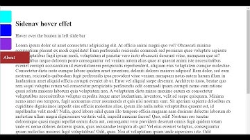 How To Create popup Side navigation Bar with using HTML & CSS || pop up navigation bar kaise banai
