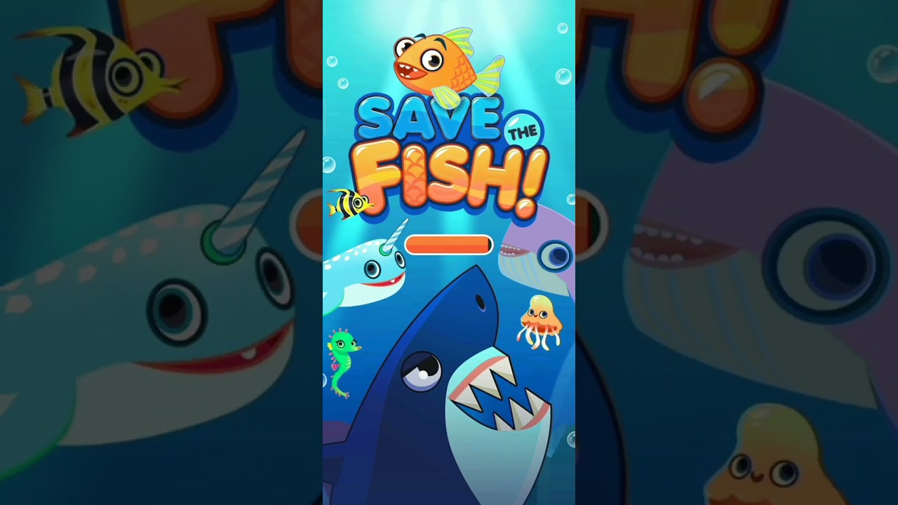 Save the Fish game. 🐠 Level 195 - 205. Save the fish - pull the pin.
