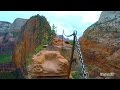 Angel's Landing - Scariest Hike in America? Steep Drop off - Zion National Park, Utah