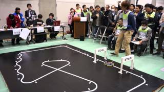 2014 Japan Robotracer preliminary, an omni-directional robot