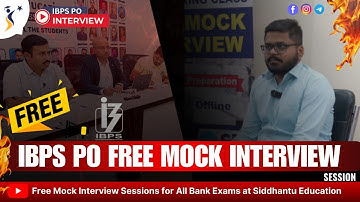 IBPS PO Mock-2 Interview 2025 | Full Real Panel Simulation (5+ Members) with Feedback & Tips
