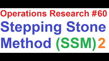 Operations Research Tutorial #60: Stepping Stone Method Solving 5x5 Transportation Problem [2of5]