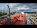 Crossing the Atlantic on a container ship