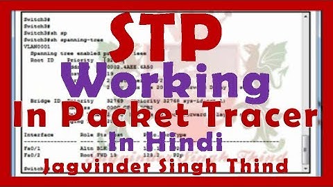 ✅ Working of STP  | Spanning Tree Protocol in hindi