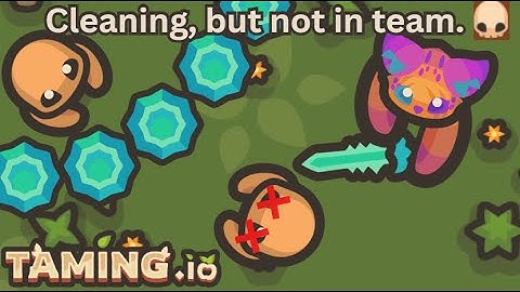 Taming io - I clean for OCTO clan, but im not in their team!