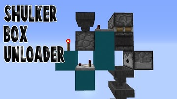Shulker Box Unloaders(works with empty boxes)