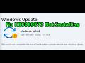 Fix Windows 11 Update KB5089573 Error We Could Not Complete Install Update Service Was Shutting Down
