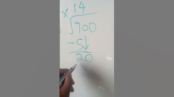 700 divide by 5 using long division